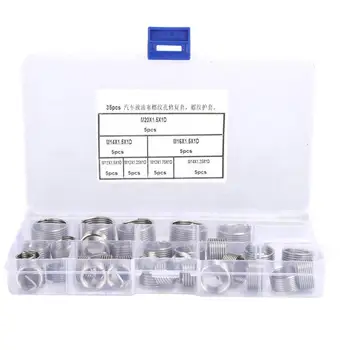 35Pcs Car Drain Plug Thread Repair Insert Kit Thread Tap Insertion Tool Set Thread Repair screw nut parafuso
35Pcs Car Drain Plug Thread Repair Insert Kit Thread Tap Insertion Tool Set Thread Repair screw nut parafuso