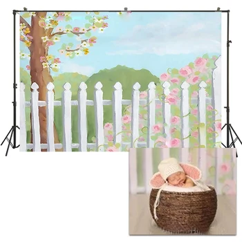 Spring fence photography backdrops text photo backdrop photographic background photocall party decorations 1135
Spring fence photography backdrops text photo backdrop photographic background photocall party decorations 1135