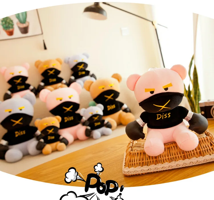 gloves boxing bear plush doll children toys for girlfriend gift