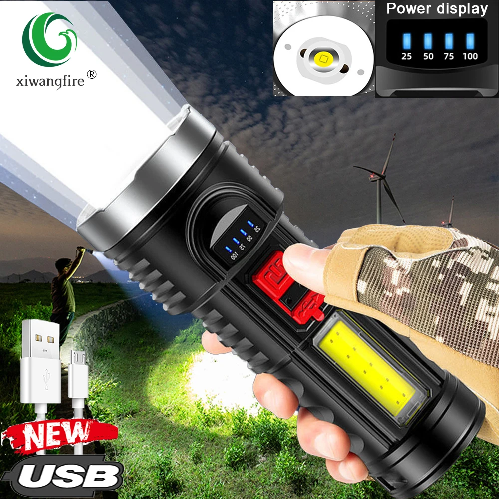 Strong Light Flashlight USB Rechargeable Small Xenon Lamp Portable Long-range Outdoor Camping Led Light Multifunctional
Strong Light Flashlight USB Rechargeable Small Xenon Lamp Portable Long-range Outdoor Camping Led Light Multifunctional