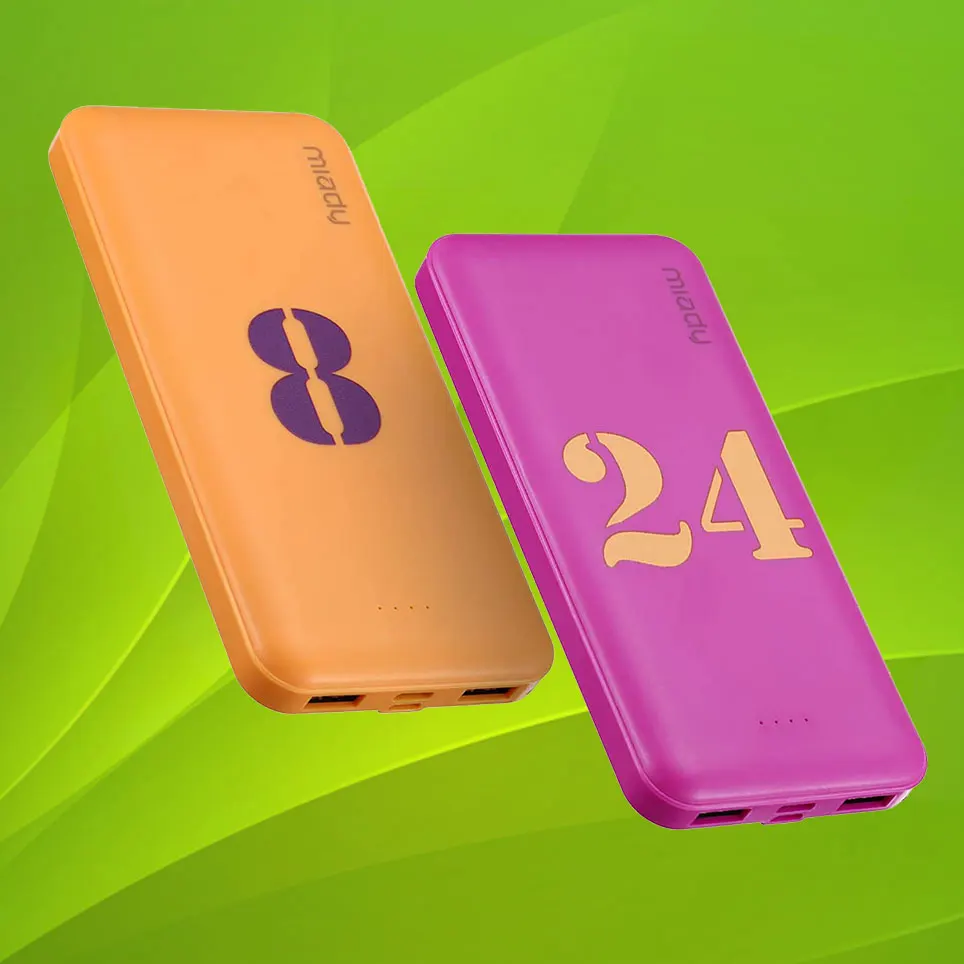 2021 10000mAh dual USB portable charger fast charging power bank with C input backup suitable for iPhone X etc... | Электроника