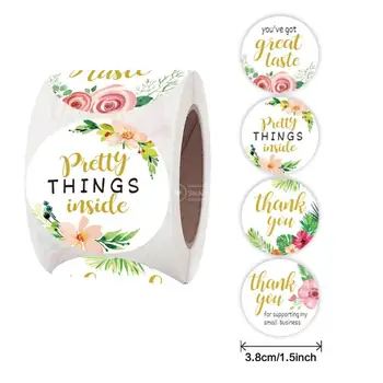 3.8cm Flowers pretty things inside Sticker 500 Labels for Wedding Gift Thank you card Business packing Seals Stationery stickers
3.8cm Flowers pretty things inside Sticker 500 Labels for Wedding Gift Thank you card Business packing Seals Stationery stickers