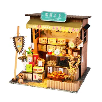 DIY Wooden Dollhouse With Furniture LED Light Kits Home Decor Miniature Chinese Tea Shop Building Model Puzzle Toy Birthday Gift
DIY Wooden Dollhouse With Furniture LED Light Kits Home Decor Miniature Chinese Tea Shop Building Model Puzzle Toy Birthday Gift