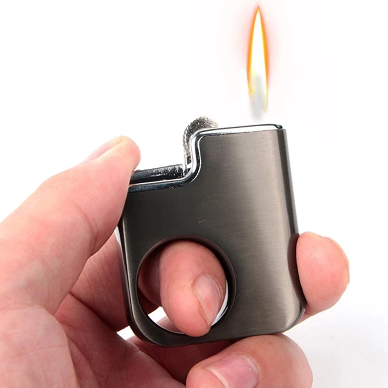 Compact Finger Playing Flint Lighter Free Fire Grinding Wheel Torch Pocket Lighter Turbo Butane Gas Lighter Gadgets For Men
Compact Finger Playing Flint Lighter Free Fire Grinding Wheel Torch Pocket Lighter Turbo Butane Gas Lighter Gadgets For Men