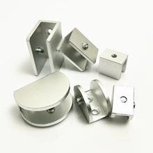 4pcs/lot Space Aluminum Glass Clamps Shelves Holder Corner Bracket Clamp Aluminum Square Half Round For 5-12mm Glass Clips Whole
4pcs/lot Space Aluminum Glass Clamps Shelves Holder Corner Bracket Clamp Aluminum Square Half Round For 5-12mm Glass Clips Whole