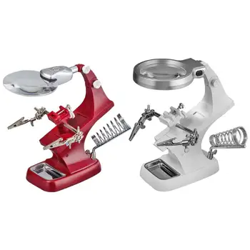 3X/4.5X Auxiliary Clip Desktop Magnifier Rotation Adjustable Welding Magnifying Glass with LED Light Welding Tool
3X/4.5X Auxiliary Clip Desktop Magnifier Rotation Adjustable Welding Magnifying Glass with LED Light Welding Tool