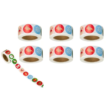 Christmas Ornaments Sticker Roll 500PCS Per Roll Very Suitable for Christmas Themed Scrapbooks and Decorations 7 Roll
Christmas Ornaments Sticker Roll 500PCS Per Roll Very Suitable for Christmas Themed Scrapbooks and Decorations 7 Roll