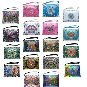 THINKTHENDO Women Leather Clutch Wristlet Wallet with Rhinestone Painting Purse Handbag Bag
THINKTHENDO Women Leather Clutch Wristlet Wallet with Rhinestone Painting Purse Handbag Bag