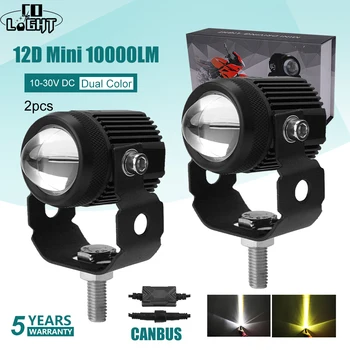 CO LIGHT 2PCS 90W Mini Projector LED Motorcycle Headlight Spotlights Work Fog Light White Amber for Scooter Motorbike ATV Truck
CO LIGHT 2PCS 90W Mini Projector LED Motorcycle Headlight Spotlights Work Fog Light White Amber for Scooter Motorbike ATV Truck