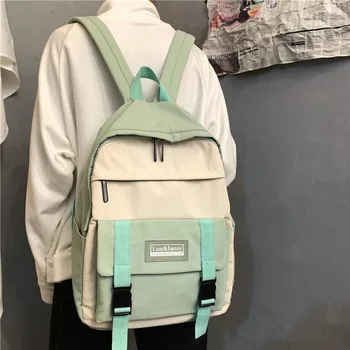 Backpack College Style Junior High School Student Backpack 2020 Fashion Contrast Casual Large Capacity Computer Bag 
Backpack College Style Junior High School Student Backpack 2020 Fashion Contrast Casual Large Capacity Computer Bag