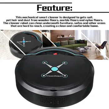 Intelligent Robot Vacuum Cleaner Sweep and Wet Mopping Disinfection For Hard Floors&Carpet Run 120mins Automatically Charge
Intelligent Robot Vacuum Cleaner Sweep and Wet Mopping Disinfection For Hard Floors&Carpet Run 120mins Automatically Charge