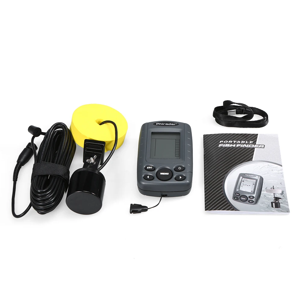 New Portable 2.4 Inch LCD Fish Finder 240FT Depth Range Fishing Finder with Wired Sonar Sensor Transducer Fishing Tackle Pesca
New Portable 2.4 Inch LCD Fish Finder 240FT Depth Range Fishing Finder with Wired Sonar Sensor Transducer Fishing Tackle Pesca