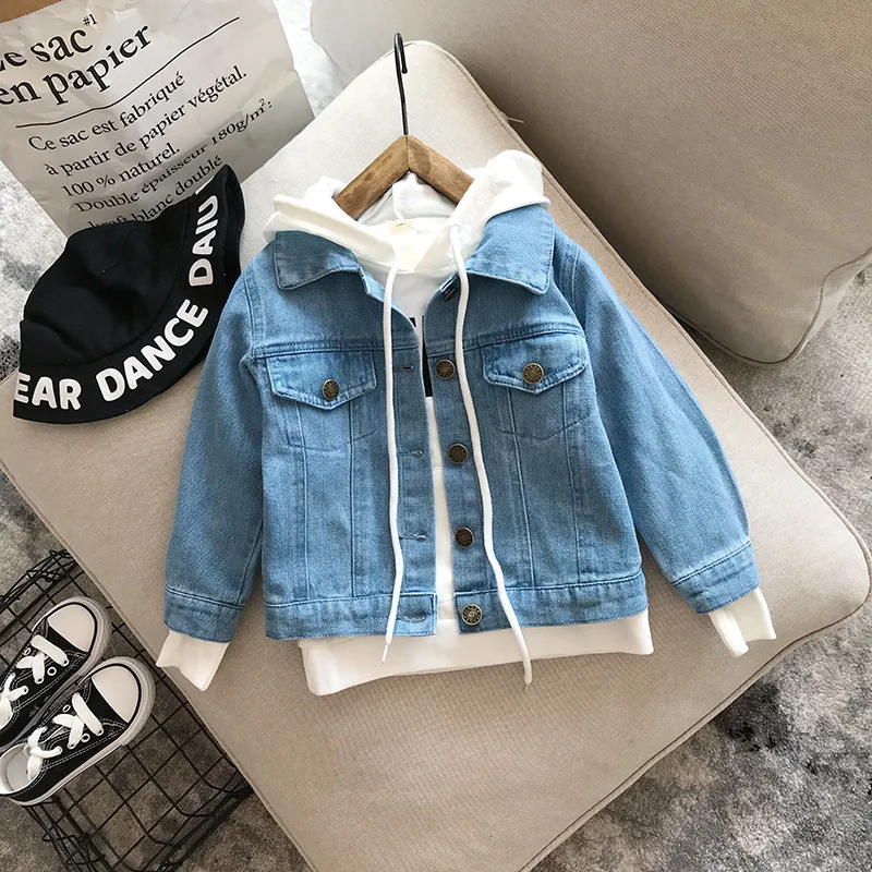 BOY'S Girls' Jean Jacket Rainbow Embroidered Jacket 19 Autumn Clothing New Style Childrenswear 2-7-Year-Old
BOY'S Girls' Jean Jacket Rainbow Embroidered Jacket 19 Autumn Clothing New Style Childrenswear 2-7-Year-Old