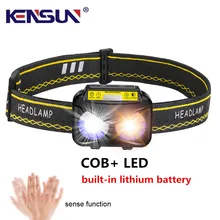 Smart Sensor COB+ LED Headlamp Red Blue Warning Light Built-in Lithium Battery USB Charging Six-speed Portable Headlight
Smart Sensor COB+ LED Headlamp Red Blue Warning Light Built-in Lithium Battery USB Charging Six-speed Portable Headlight