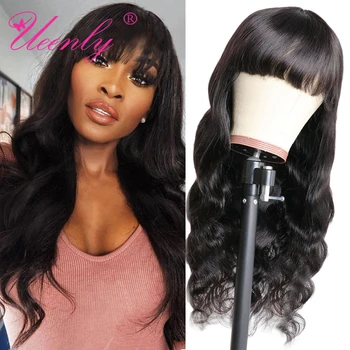 Human Hair Wigs With Bangs Brazilian Body Wave Full Machine Made Wig No Lace Front Human Hair Wigs Remy Hair Natural Color
Human Hair Wigs With Bangs Brazilian Body Wave Full Machine Made Wig No Lace Front Human Hair Wigs Remy Hair Natural Color