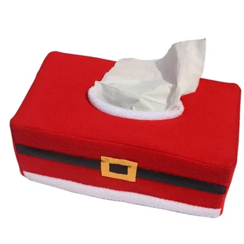 Merry Christmas Tissue Box Cover Magic Paper Towel Napkin Box Cover Creative Napkin Cover Red Belt Buckle Home Table Decoration
Merry Christmas Tissue Box Cover Magic Paper Towel Napkin Box Cover Creative Napkin Cover Red Belt Buckle Home Table Decoration
