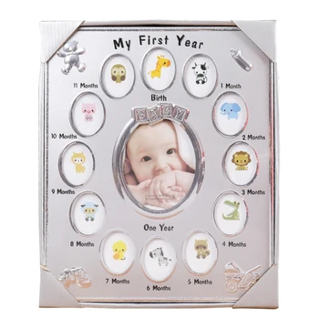 Recording Growth Memory Home Decor Children's Room Photo Frame My First Year 13 Slots Baby Newborn Birthday Gift Keepsake
Recording Growth Memory Home Decor Children's Room Photo Frame My First Year 13 Slots Baby Newborn Birthday Gift Keepsake