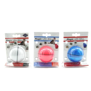 Pet LED Flashing Rolling Ball Toy Interactive Hunting Games Supplies For Cat Dog Catch Ball Toy Magic Automatic Dodging Ball
Pet LED Flashing Rolling Ball Toy Interactive Hunting Games Supplies For Cat Dog Catch Ball Toy Magic Automatic Dodging Ball