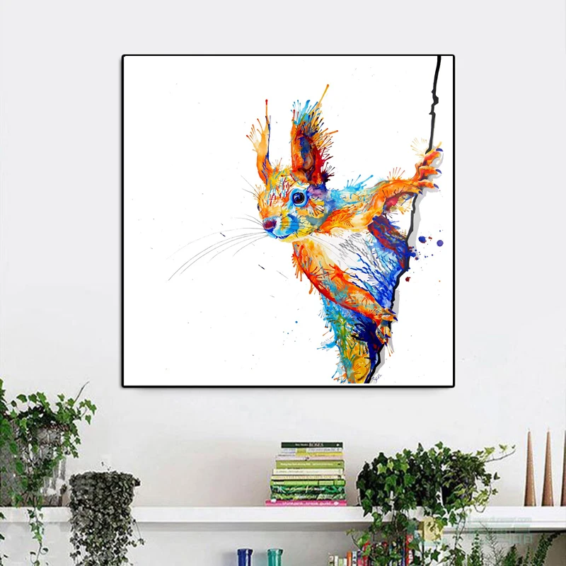 RELIABLI Abstract Watercolor Print Animal Poster Canvas Painting Wall Colorful Modern Pictures for Living Room Home Decoration
RELIABLI Abstract Watercolor Print Animal Poster Canvas Painting Wall Colorful Modern Pictures for Living Room Home Decoration