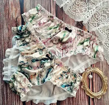 2020 New Arrival Real Photo M L XL Lovely Lolita Kawaii Floral Spring Printing Ruffles Satin Panties Underwear Knickers Brief
2020 New Arrival Real Photo M L XL Lovely Lolita Kawaii Floral Spring Printing Ruffles Satin Panties Underwear Knickers Brief