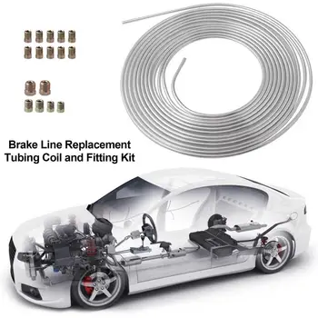 Brake Line Replacement Tubing Coil And Fitting Kit Zinc-galvanized Iron Brake Line Tubing Brake Tube Set Car Modification Parts
Brake Line Replacement Tubing Coil And Fitting Kit Zinc-galvanized Iron Brake Line Tubing Brake Tube Set Car Modification Parts