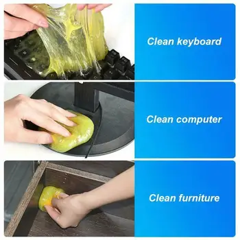 Computer Keyboard Cleaner Car Cleaning Glue Creative Dust Gel Remover Mud Clean Magic Phone Auto Car Washing Slimy G8K3
Computer Keyboard Cleaner Car Cleaning Glue Creative Dust Gel Remover Mud Clean Magic Phone Auto Car Washing Slimy G8K3