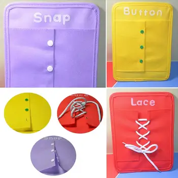 6pcs Early Educational Learning Basic Life Skills Learn to Dress Boards Zip Snap Button Buckle Lace for Child Montessori
6pcs Early Educational Learning Basic Life Skills Learn to Dress Boards Zip Snap Button Buckle Lace for Child Montessori