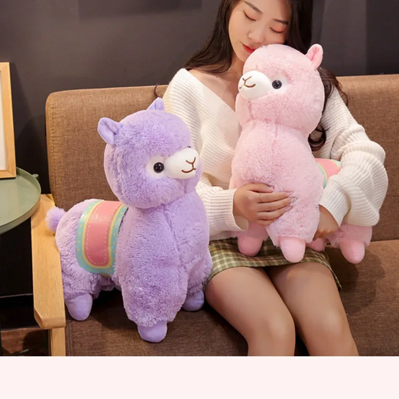 50 см милые седло Альпака плюшевые куклы игрушки мягкие Alpacasso альпаки чучело для