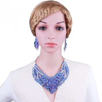 FARLENA Wedding Jewelry Water Drop Shape Crystal Glass Necklace and Earrings for Women Fashion Rhinestones Bridal Jewelry sets 
FARLENA Wedding Jewelry Water Drop Shape Crystal Glass Necklace and Earrings for Women Fashion Rhinestones Bridal Jewelry sets