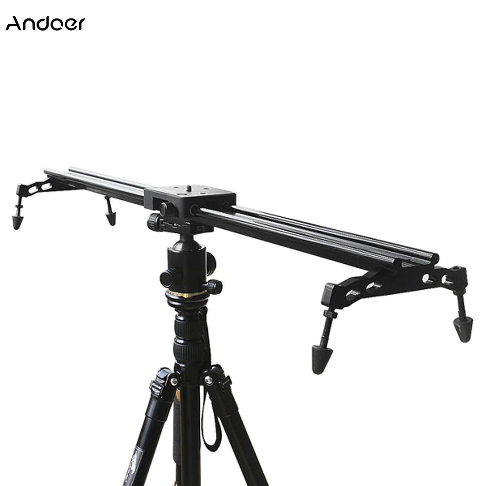 Andoer 60cm/24" Sliding-pad Video Track Slider Dolly Stabilizer System for DSLR Camera Camcorders Photo Studio Accessories
Andoer 60cm/24" Sliding-pad Video Track Slider Dolly Stabilizer System for DSLR Camera Camcorders Photo Studio Accessories
