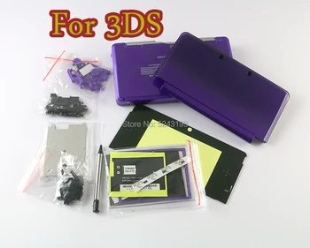 10sets Full Complete Housing Shell case with screen lens for 3DS Case Cover Replacement Repair Parts with Buttons kit+3M sticker
10sets Full Complete Housing Shell case with screen lens for 3DS Case Cover Replacement Repair Parts with Buttons kit+3M sticker