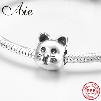 Fashion Cute cat shape 925 Sterling Silver DIY gift fine beads Fit Original European Charm Bracelet Jewelry making
Fashion Cute cat shape 925 Sterling Silver DIY gift fine beads Fit Original European Charm Bracelet Jewelry making
