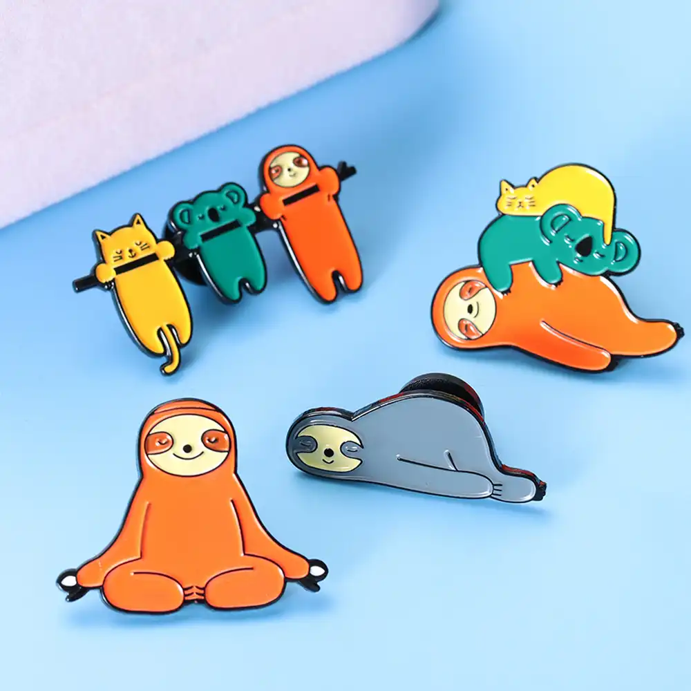 badge brooch lapel pins denim shirt bag cartoon jewelry gift