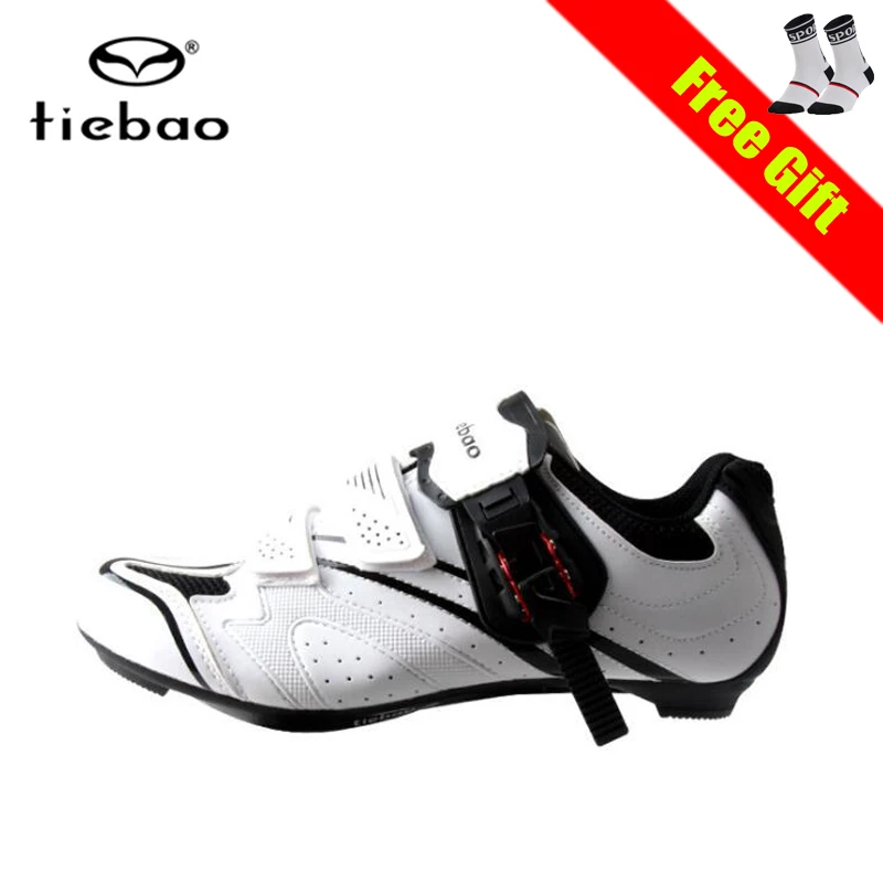 

Tiebao Road Bike Shoes Men Women Sapatilha Ciclismo Self-Locking Breathable Cycling Sneakers Riding Bicycle Sport Shoes