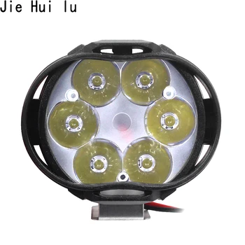 6 LED Motorcycle Headlight Led Motorbike 9W DC12V Super Bright 1000LM Switch Universal Scooter 6000K White Car DRL Lamp
6 LED Motorcycle Headlight Led Motorbike 9W DC12V Super Bright 1000LM Switch Universal Scooter 6000K White Car DRL Lamp