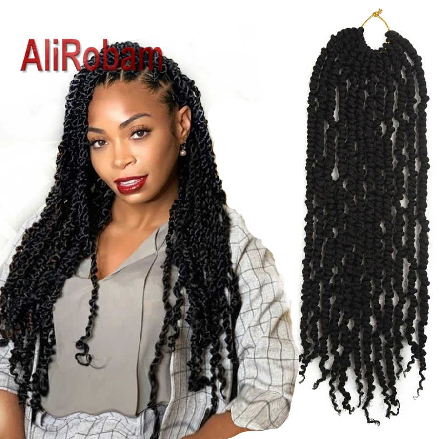 AliRobam Passion Spring Twists Synthetic Crotchet Hair 18inch Long Handmade Crotchet Braids Black Brown Ombre Hair Braids
AliRobam Passion Spring Twists Synthetic Crotchet Hair 18inch Long Handmade Crotchet Braids Black Brown Ombre Hair Braids