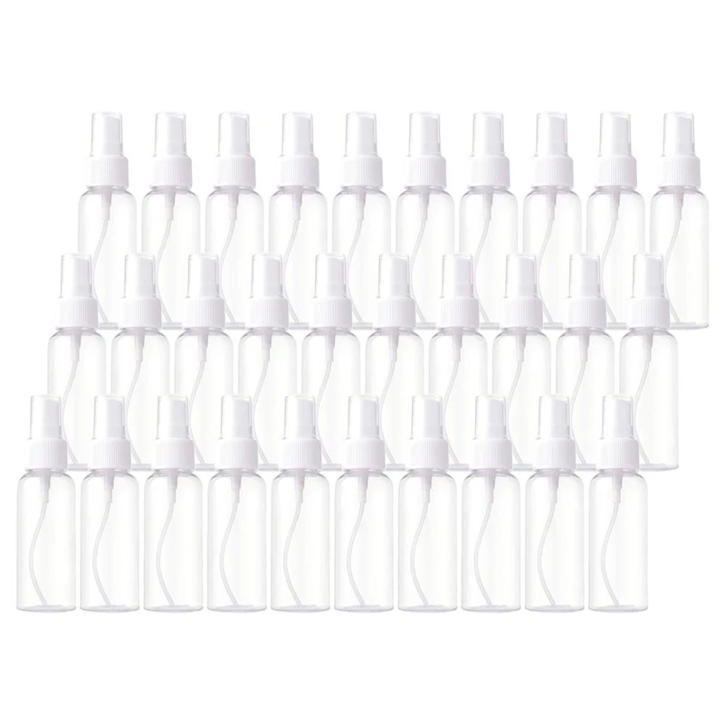50 Pieces 50Ml Spray Bottles Plastic Empty Refillable Atomiser Transparent Travel Bottle
50 Pieces 50Ml Spray Bottles Plastic Empty Refillable Atomiser Transparent Travel Bottle