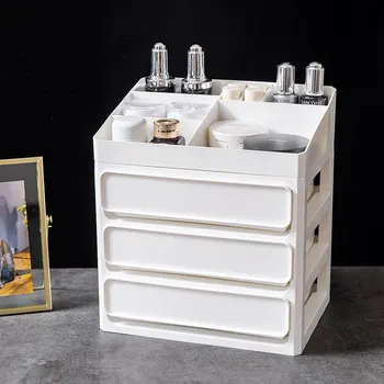 Cosmetic Storage Box Japanese Style 4 Layer Home Bedroom Debris Container Jewelry Box Plastic Dressing Table Desk Finishing Rack
Cosmetic Storage Box Japanese Style 4 Layer Home Bedroom Debris Container Jewelry Box Plastic Dressing Table Desk Finishing Rack