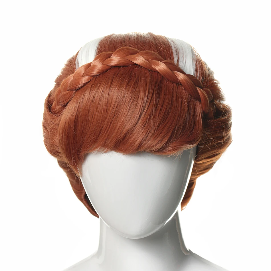 Новый парик Анны и Эльзы 2 повязки для волос принцесс аксессуары вечерние девочек