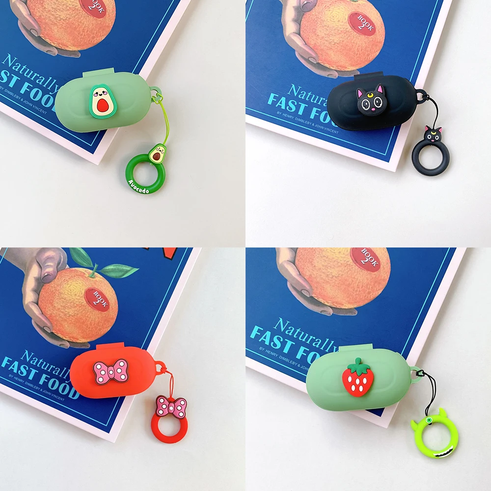 Cartoon Silicone Cover for Samsung Galaxy Buds Buds+ Plus Case Bluetooth Headset Charging Box Cover Wireless Headphone Skin Bag
Cartoon Silicone Cover for Samsung Galaxy Buds Buds+ Plus Case Bluetooth Headset Charging Box Cover Wireless Headphone Skin Bag