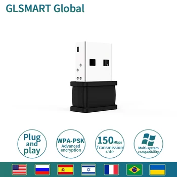 GLSMART GLW311MI 150Mbps Wireless usb adapter wireless network card wireless desktop usb wifi adapter wifi receiver 2.4GHz
GLSMART GLW311MI 150Mbps Wireless usb adapter wireless network card wireless desktop usb wifi adapter wifi receiver 2.4GHz