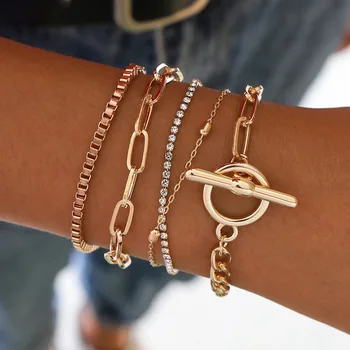 personality punk multi-layer round bead chain bracelet retro geometric set auger thick chain bracelet with female
personality punk multi-layer round bead chain bracelet retro geometric set auger thick chain bracelet with female