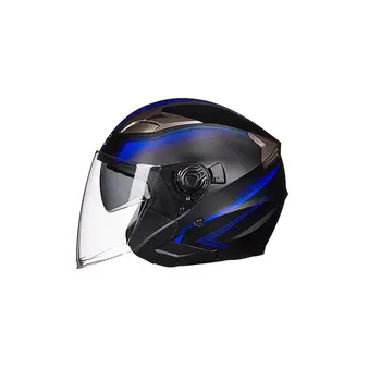 Motorcycle Open Face Helmet Motorbike Moped Jet Bobber Pilot Crash Chopper 3/4 Half Helmet with Sun Visor for Adult Men Women
Motorcycle Open Face Helmet Motorbike Moped Jet Bobber Pilot Crash Chopper 3/4 Half Helmet with Sun Visor for Adult Men Women