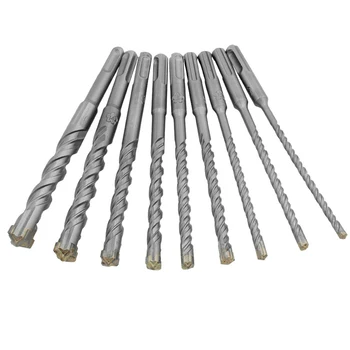 9Pcs/Set 160Mm Concrete Drill Bit Double Sds Plus Slot Masonry Hammer Head Tool High Speed White Steel Wrench for Electric Drill
9Pcs/Set 160Mm Concrete Drill Bit Double Sds Plus Slot Masonry Hammer Head Tool High Speed White Steel Wrench for Electric Drill
