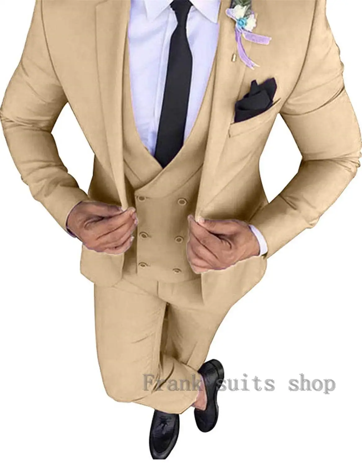 Handsome Beige Men Suits 2023 Simple Fashion Groomsman Wedding Suits Best Men's Dinner Party Dress (Jacket+Pants+Vest)
Handsome Beige Men Suits 2023 Simple Fashion Groomsman Wedding Suits Best Men's Dinner Party Dress (Jacket+Pants+Vest)