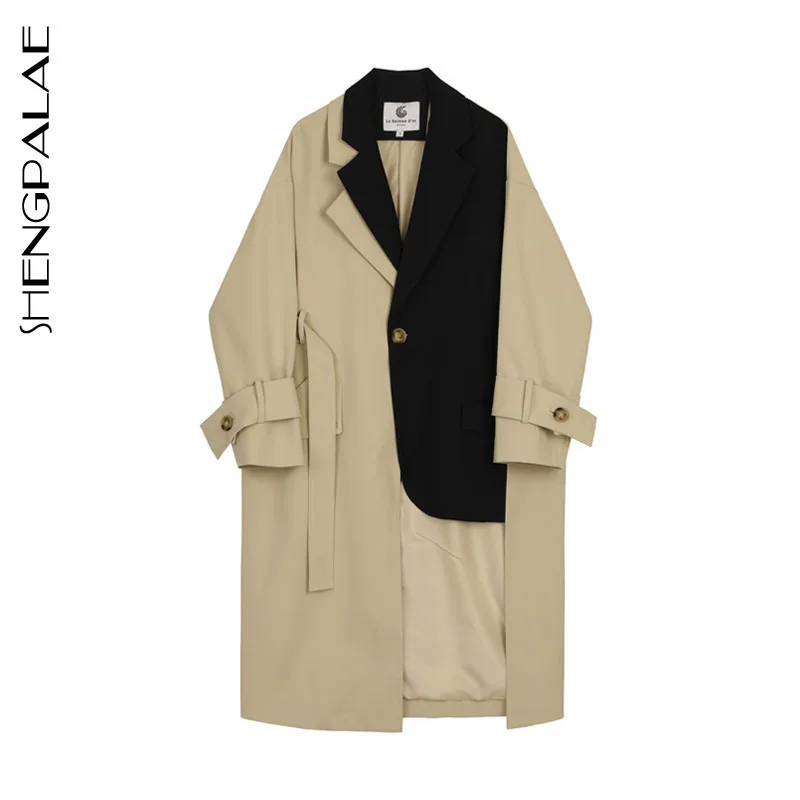 SHENGPALAE 2020 New Spring Women's Casual Windbreaker Long Sleeve Turn-down Collar A Button-down Suit Hit Color Jacket ZA2501
SHENGPALAE 2020 New Spring Women's Casual Windbreaker Long Sleeve Turn-down Collar A Button-down Suit Hit Color Jacket ZA2501