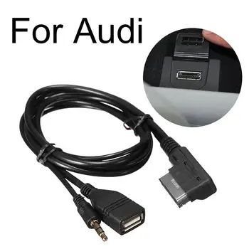 Specific AUX Cable Audio Cable With AMI MDI Music Interface&USB Interface Durable 3.5m Wire Black For Audi&Volkswagen Universal
Specific AUX Cable Audio Cable With AMI MDI Music Interface&USB Interface Durable 3.5m Wire Black For Audi&Volkswagen Universal