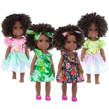 35cm Black African Dolls Cute Curly Hair Doll Baby Play Soft Reborn Realistic Lifelike Dolls Kids Fun Christmas Party Toys Gifts
35cm Black African Dolls Cute Curly Hair Doll Baby Play Soft Reborn Realistic Lifelike Dolls Kids Fun Christmas Party Toys Gifts