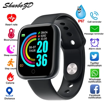 New Y68 Smart Fitness Bracelet Blood Pressure Heart Rate Monitor Pedometer Cardio Bracelet Men Women Smart Watch for IOS Android
New Y68 Smart Fitness Bracelet Blood Pressure Heart Rate Monitor Pedometer Cardio Bracelet Men Women Smart Watch for IOS Android