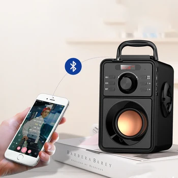 Outdoor Bluetooth Speaker MP3 USB Card Radio Knob Adjustment Touch Operation Wireless Subwoofer Portable Mini Bluetooth Speaker
Outdoor Bluetooth Speaker MP3 USB Card Radio Knob Adjustment Touch Operation Wireless Subwoofer Portable Mini Bluetooth Speaker